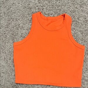 Orange Sleeveless Women's Top